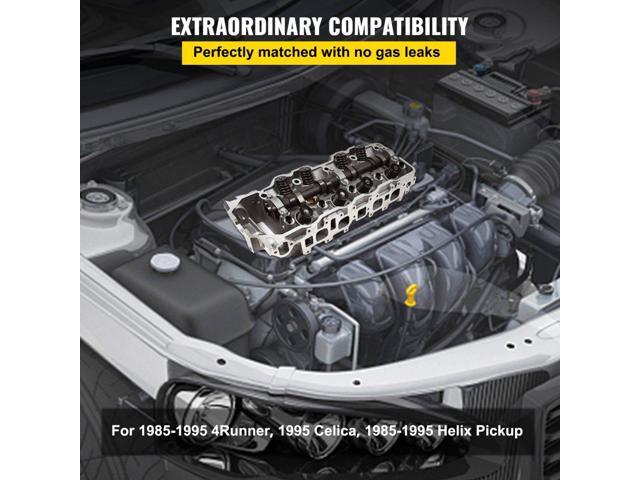 VEVOR Complete Cylinder Head for 85-95 22R 22RE 22RE 2.4L SOHC Pickup 4Runner Speed