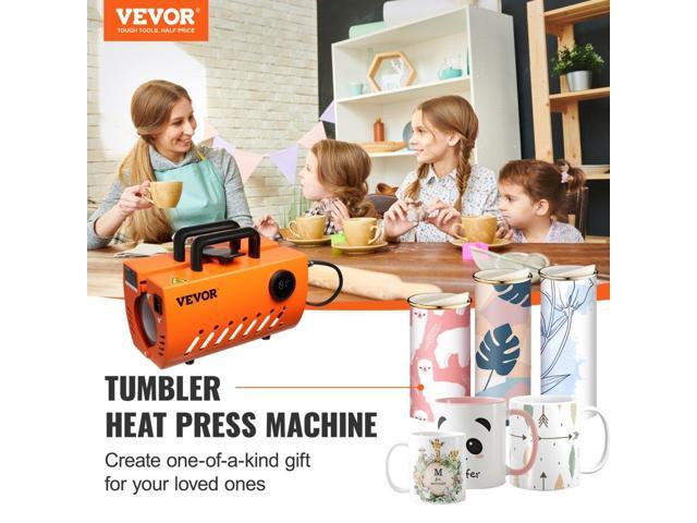 VEVOR Mug Heat Press Tumbler Heat Press Machine Sublimation Blanks 11-15oz 30oz