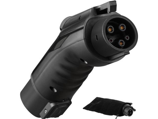 VEVOR Tesla to J1772 Charging Adapter, Max 48 Amp 240V, J1772 EVs Charger Adapter, with IP65 Storage Bag Anti-Drop Lock, for Tesla High Powered...