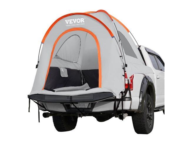 VEVOR Truck Bed Tent, 5.5'-6' Pickup Truck Tent with Rain Layer and Carry Bag, Waterproof PU2000mm Double Layer Truck Tent for Camping, Accommodate...