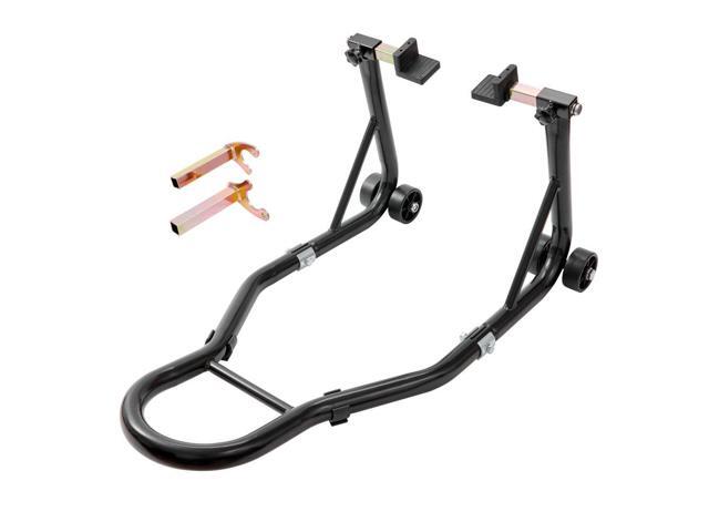 VEVOR Motorcycle Rear Wheel Stand, with U + L Fork Swingarm Spool, 850 lbs Capacity Heavy Duty Rear Wheel Stand Motorcycle Lift Jack Stand, for...