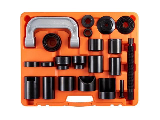 Ball Joint Press Kit, 23 pcsTool Kit, C-press Ball joint Remove and Install Tools, for Most 2WD and 4WD Cars, Heavy Duty Ball Joint Repair Kit for...