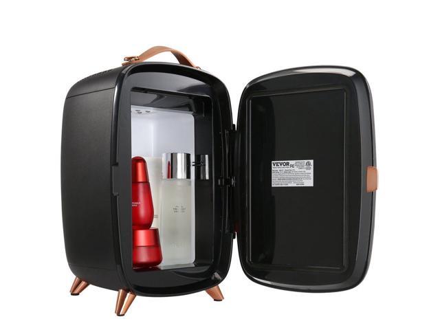 Vevor Mini Fridge, 6L Skincare Fridge with LED light and HD Mirror, AC/DC Makeup Fridges for Skin Care, Cosmetic Storage, Chill Face Mask Drink, ...