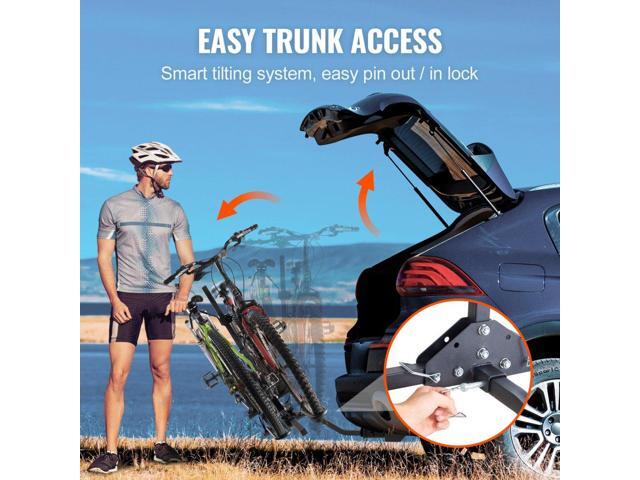 VEVOR 2-Bike Rack Hitch Mount Folding Carrier Car Truck SUV 1.25'/2' Receiver