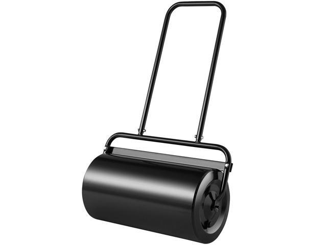 Lawn Roller, 13 Gallon Sand/Water Filled Yard Roller, Steel Sod Roller with Easy-turn Plug and U-Shaped Ergonomic Handle for Convenient Push and...