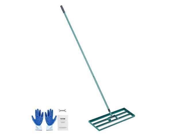 VEVOR Lawn Leveling Rake, 30'x10' Level Lawn Tool, Heavy-duty Lawn Leveler with 78' Steel Extended Handle, Yard Leveling Rake Suit for Garden, Golf...
