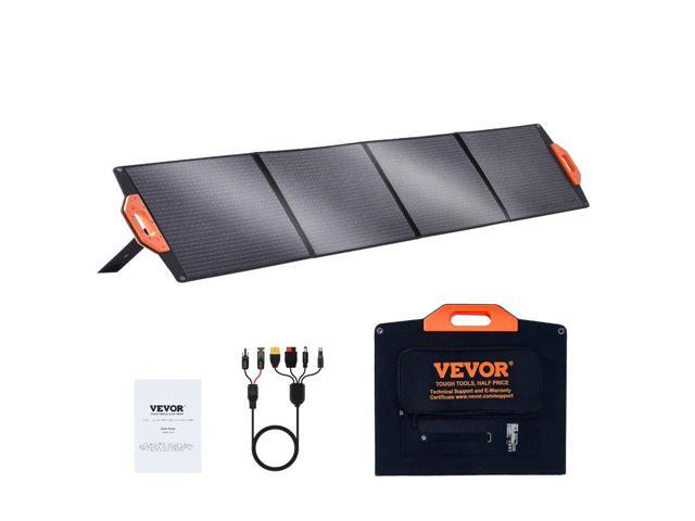 VEVOR Portable Monocrystalline Solar Panel 200W Foldable ETFE Solar Charger kit