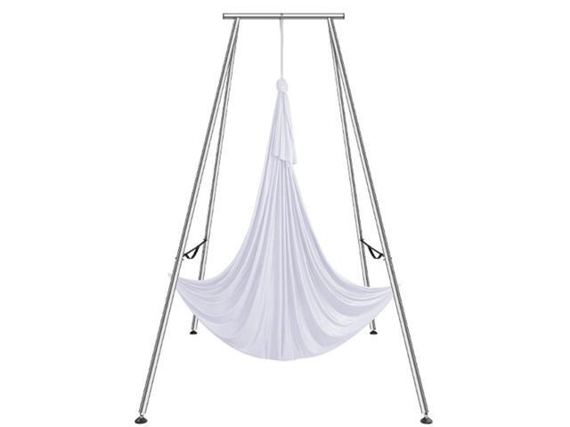 Aerial Yoga Frame & Yoga Hammock, 9.67 ft Height Professional Yoga Swing Stand Comes with 6.6 Yards Aerial Hammock, Max 551.15 lbs Load Capacity...