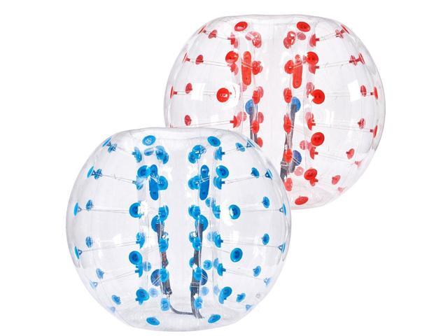 Inflatable Bumper Balls 2-Pack, 5FT/1.5M Body Sumo Zorb Balls for Teen & Adult, 0.8mm Thick PVC Human Hamster Bubble Balls for Outdoor Team Gaming...
