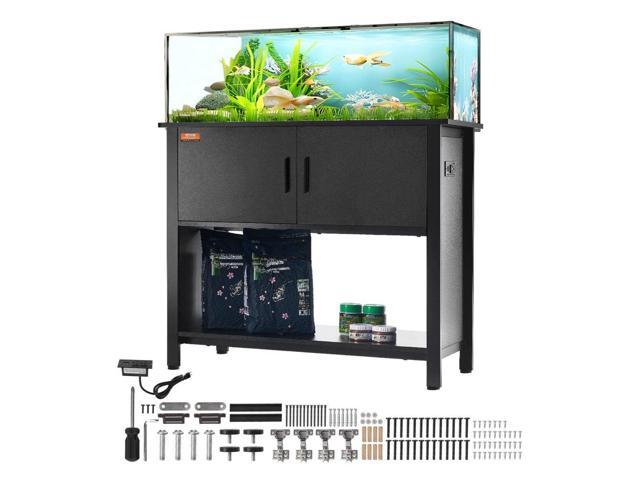 VEVOR Aquarium Stand, 40 Gallon Fish Tank Stand, 36.6 x 18.9 x 31.5 in Steel and MDF Turtle Tank Stand, 335 lbs Load Capacity, Reptile Tank Stand...