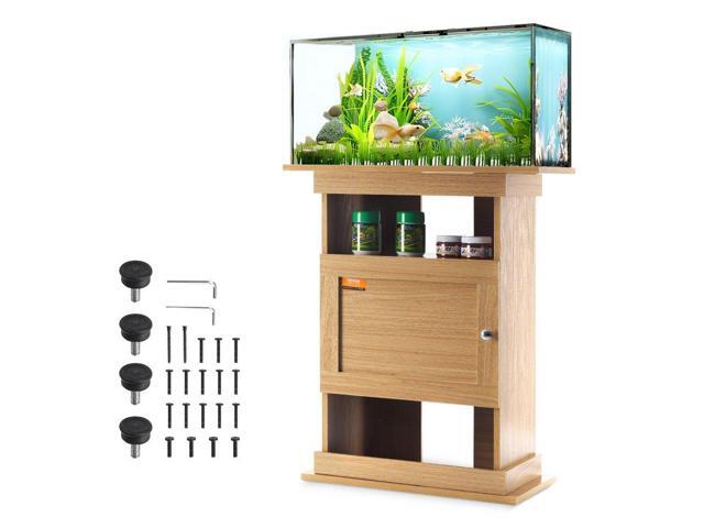 VEVOR Aquarium Stand, 20 Gallon Fish Tank Stand, 25.2 x 15.7 x 28.3 in MDF Turtle Tank Stand, 167.6 lbs Load Capacity, Reptile Tank Stand with...