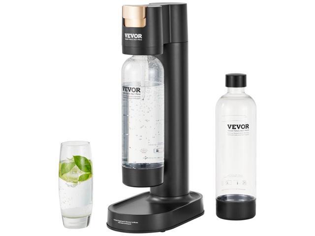 VEVOR Sparkling Water Maker, Soda Maker Machine for Home Carbonating, Seltzer Water Starter Kit with 2 BPA-free 1L PET Bottles, Compatible with...