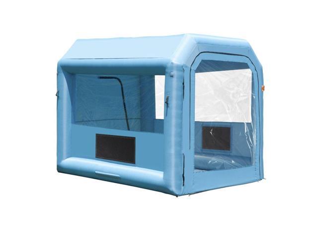 VEVOR Inflatable Paint Booth, 9.8 x 8.2 x 8.2 ft Inflatable Spray Booth, with 550W Powerful Blower and Air Filter System, Portable Car Paint Booth...