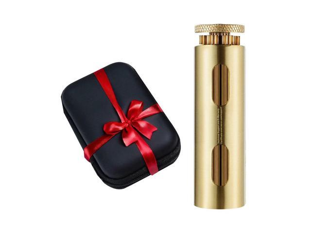 VEVOR Cigarette Rolling Machine, Solid Brass Cigarette Roller, Manual Tobacco Rolling Machine Fits Up to 70mm Paper, Vintage & Luxurious Gift for...