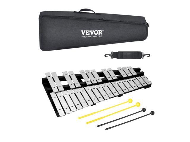 VEVOR 30 Note Glockenspiel Xylophone Bell Kit, Percussion Instrument with Mallets, Drum Sticks and Carrying Bag, Professional Glockenspiel...