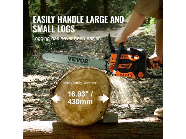 Gas Chainsaw, 52CC 18' 2.55HP, Gasoline Powered Chain Saw, Handheld Cordless Petrol Chainsaws for Tree Wood Branch Cutting, Tree Trimming, Land...