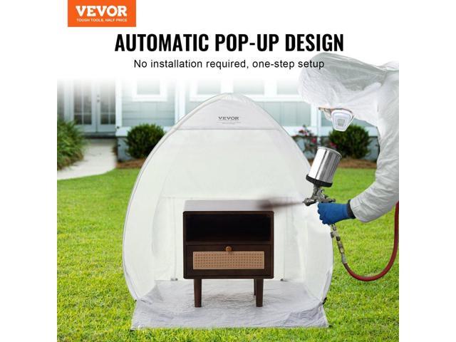 VEVOR Spray Paint Shelter Portable Spray Paint Tent Booth 40x35x40 in Pop Up