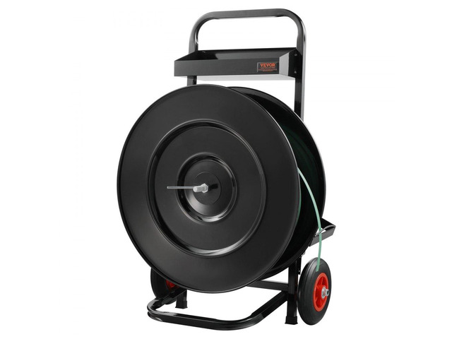 VEVOR Strapping Dispenser Banding Cart for PET/PP Strapping Roll 16'/8' Core