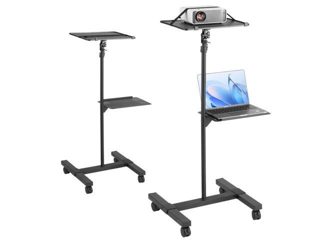 VEVOR Projector Stand, Projector Floor Stand Adjustable Height from 22.8 to 57.3 in, DJ Equipment, Projector Mount with Tray, Ideal for Outdoor...