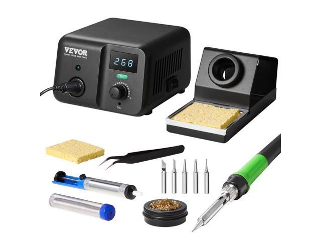 VEVOR Soldering Iron Station 70W Digital Display Soldering Station Kit 122°F-932°F