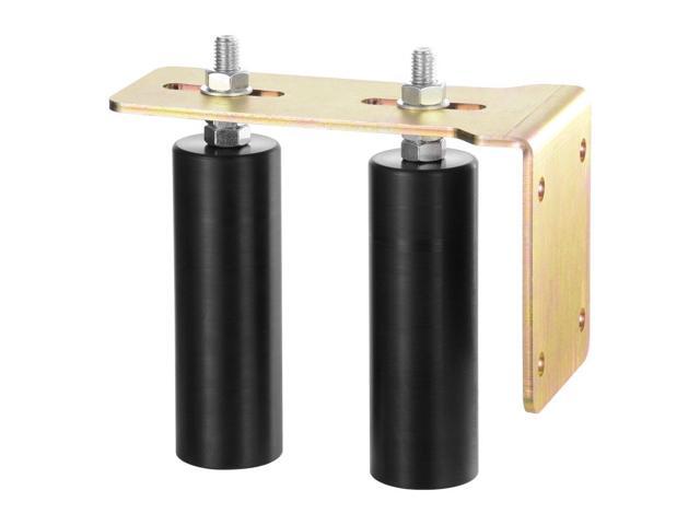 Sliding Gate Kit, 6 Rolling Gate Hardware Kit with L-Bracket, Universal Adjustable Sliding Gate Rollers, Heavy Duty Sliding Gate Guide Roller for...