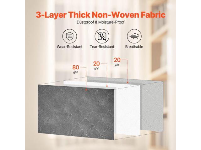 90L Large Storage Bags, 6 Pack Clothes Storage Bin, Foldable Closet Organizers Containers with Handle, Nov-woven Fabric Storage Bag for Clothing,...