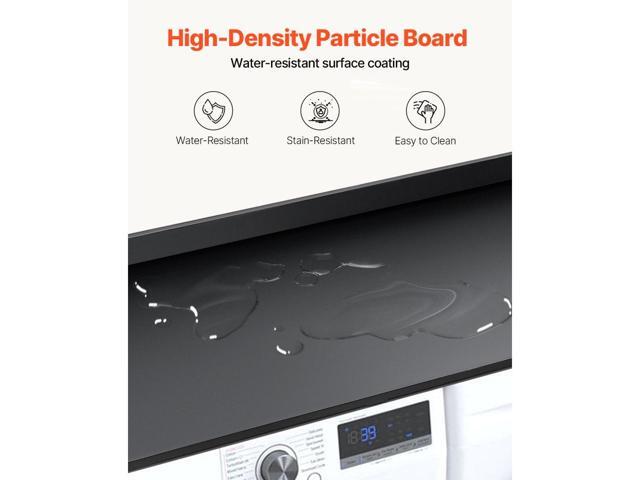 Washer Dryer Countertop, 54' x 27' Wooden Washer and Dryer Countertop, Water-Resistant Laundry Machine Topper Cover with Anti-Slip Pads, for...