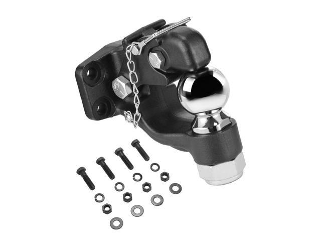 Pintle Hitch 2-5/16' Mount Hitch Ball for 2.5' to 3' Lunette Ring 30000 lbs