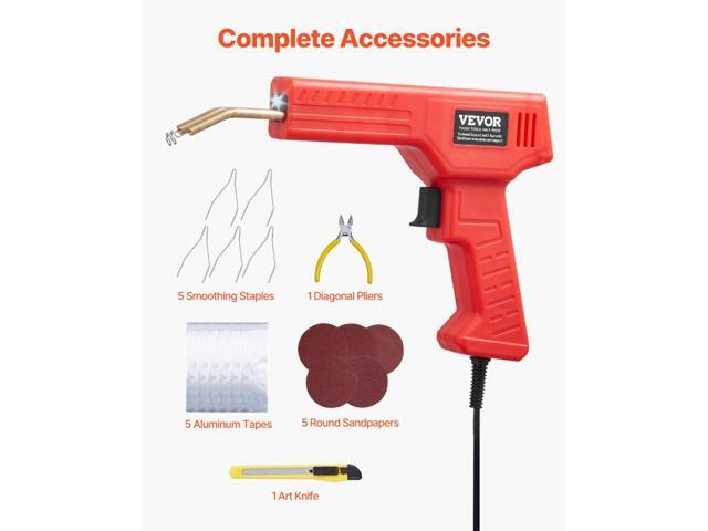 Plastic Welder, 100W Plastic Welding Gun with 800PCS Hot Staples, Professional Hot Staple Welding Gun, Plastic Car Bumper Repair Kit with LED Light...