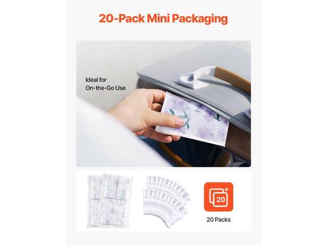Toilet Seat Covers Disposable, 4 Pack Extra Large Waterproof Potty Cover, 20 Pieces Portable Disposable Potty Training Toilet Seat Covers, for...