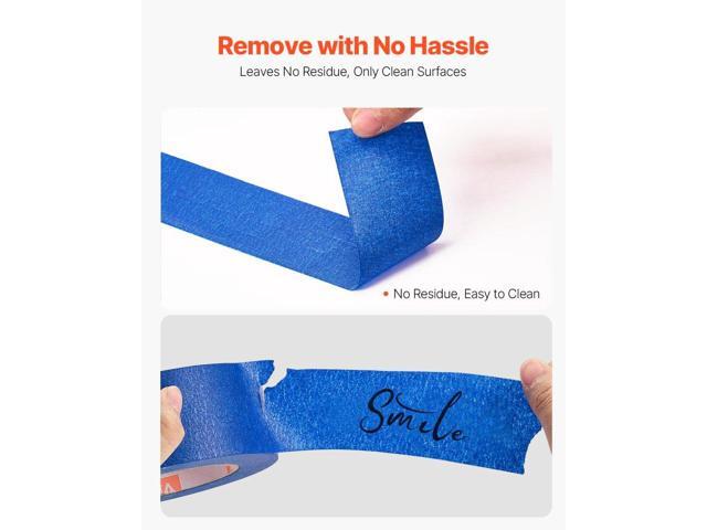 Painters Tape, 2 Inch Wide (1.88 In x 60 Yds), 3 Rolls, Blue Painter Tape for Painting, Edge, Trim, Ceiling, Masking Tape Protects Surfaces and...