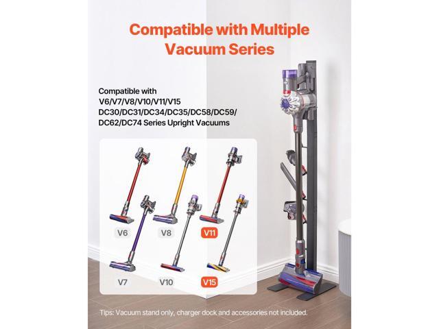Vacuum Stand for Dyson Multi-Models Stable Storage Bracket Holder with 6 Hooks