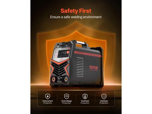 TIG Welder, 205A 3-In-1 Welding Machine (Large LED Display)- DC TIG/DC Pulse TIG/MMA(Stick), 110 & 220V Dual Voltage Electric Welder with IGBT...