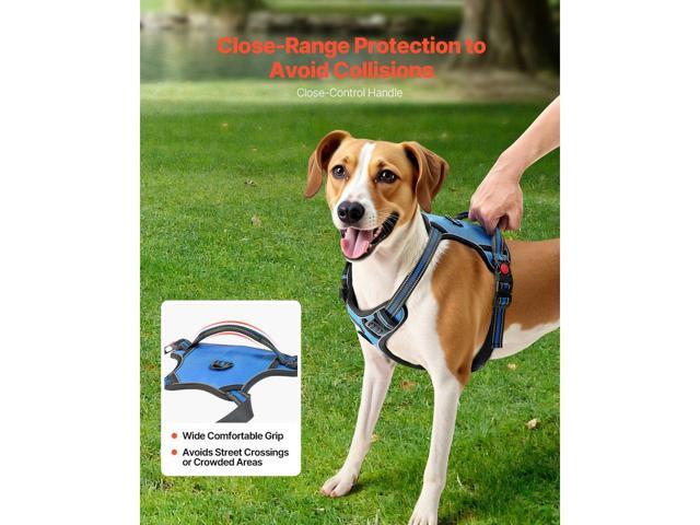 VEVOR Dog Harness for Large Dogs No Pull Adjustable Dog Vest Pet Harness with Leash