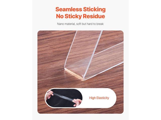 Double Sided Tape Heavy Duty, 16 ft Nano Mounting Tape( 3 Pack), Strong Adhesive & Reusable, Clear Two Sided Wall Tape, Removable Poster Picture...