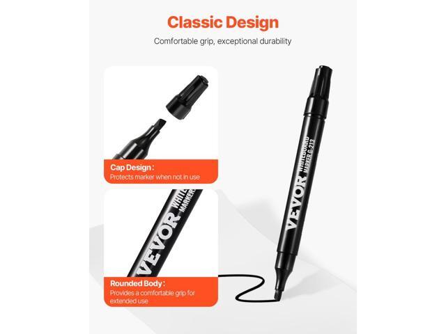 Black Dry Erase Markers, 36 Pack Low-Odor Whiteboard Markers with Chisel Tip, Easily Clean Dry Erase Markers Bulk for School Office Home
