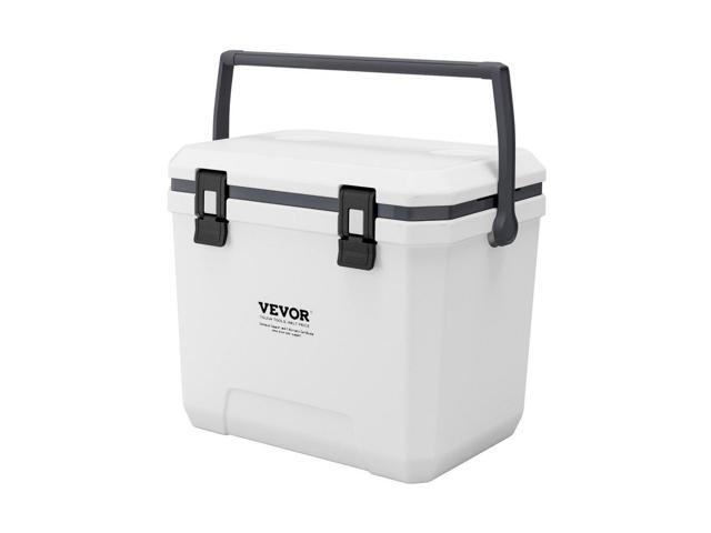 VEVOR Portable Cooler 38 QT Insulated Hard Cooler 54 Can Capacity with Cup Holder