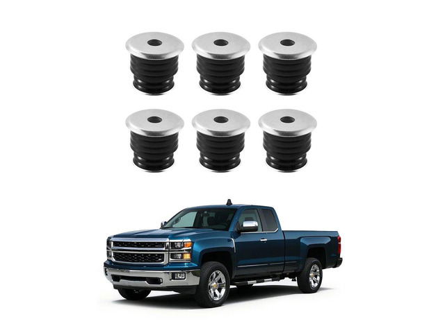 VEVOR Body Mount Bushing Kit Compatible with 1999-2007 Ford F250 F350 60 PCS Black