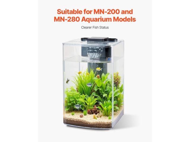 8 PCS Aquarium Filter Cotton Replacement for 2.5/3.5gal MN-200 MN-280
