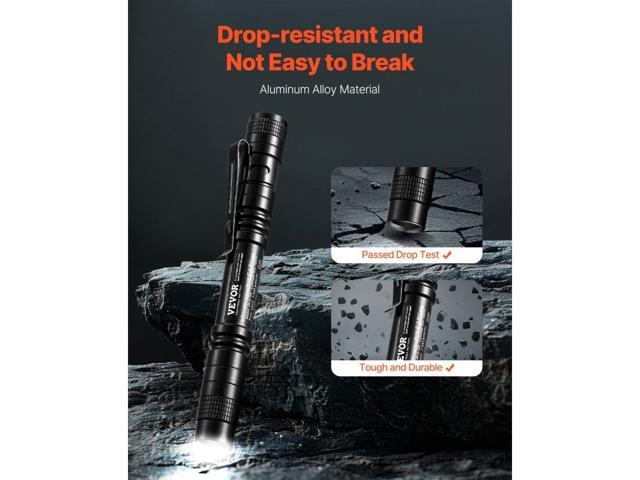 Pen Light, 2-Pack 100 Lumens Pocket Flashlight with Clip, IPX4 Waterproof Portable Penlight, Compact and Lightweight for Tight Spaces, Work,...