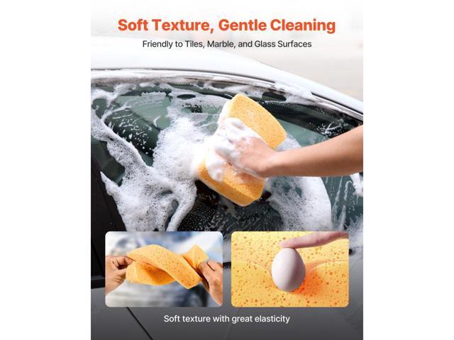 Scrub Sponge, 6-Pack Non-Scratch Cleaning Sponges for Home, Bathroom & More, Zero Scratch Dish Scrubber, Large Household Scrubbing Sponges,...
