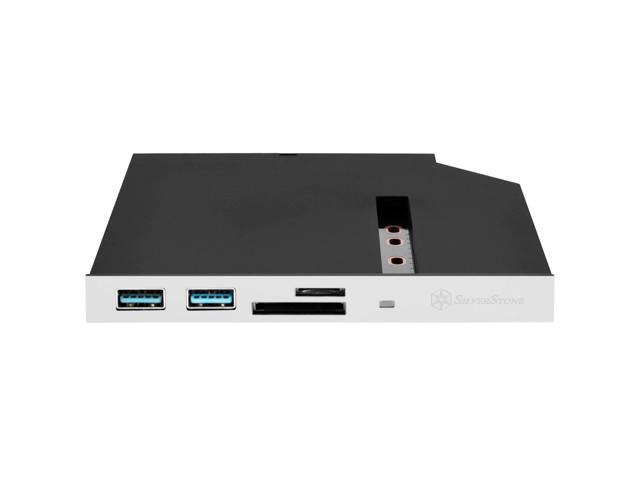 Black (with white replace panel), 12.7mm tray loading type slim ODD bay, 2 * USB3.0 A type, Cardreader, Support SDXC / Micro SDXC, 1 * M.2 SATA...