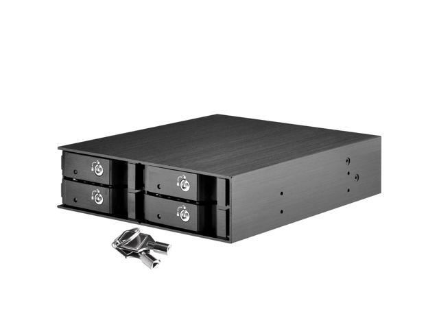 1x5.25' device bay to 4x2.5' SAS/SATA 6.0 Gbits hot-swap HDD(thickness up to 15mm) tray cage