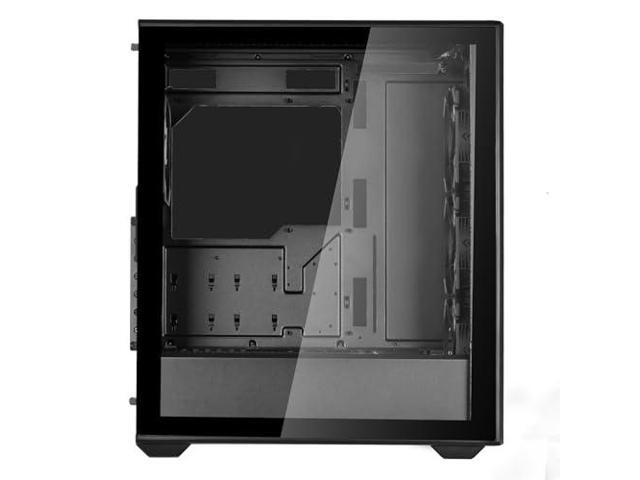 SilverStone Technology FARA 515XR Black Compact ATX Mid-Tower Chassis with Dual Radiator Support and Stunning Rainbow Lighting