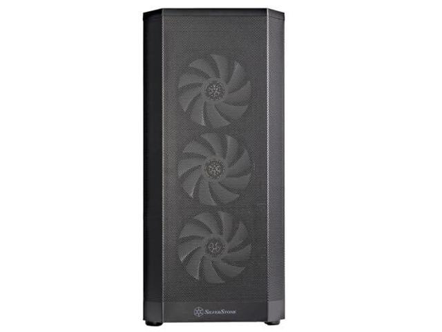 SilverStone Technology FARA 514X Black ATX All-Metal Tower Chassis with Dual Radiator Support - ARGB Fans - GPU Brace - FA514X-BG