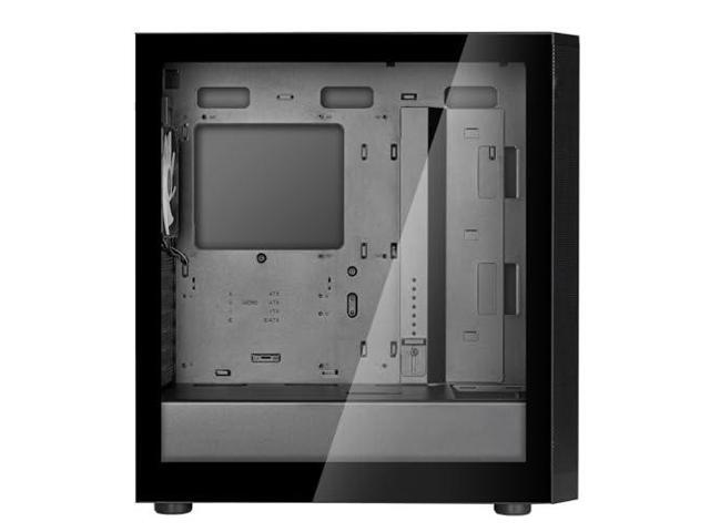 SilverStone Technology FARA 514X Black ATX All-Metal Tower Chassis with Dual Radiator Support - ARGB Fans - GPU Brace - FA514X-BG