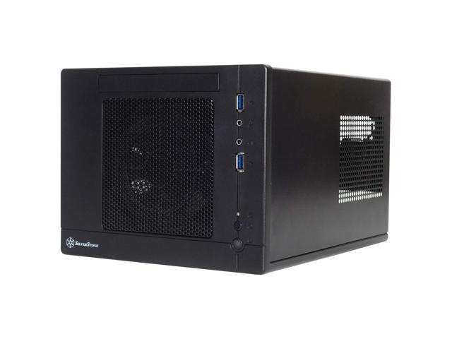 silverstone technology sg05bb-lite mini-itx computer case super small form factor with sfx psu support sg05bb-lite-x