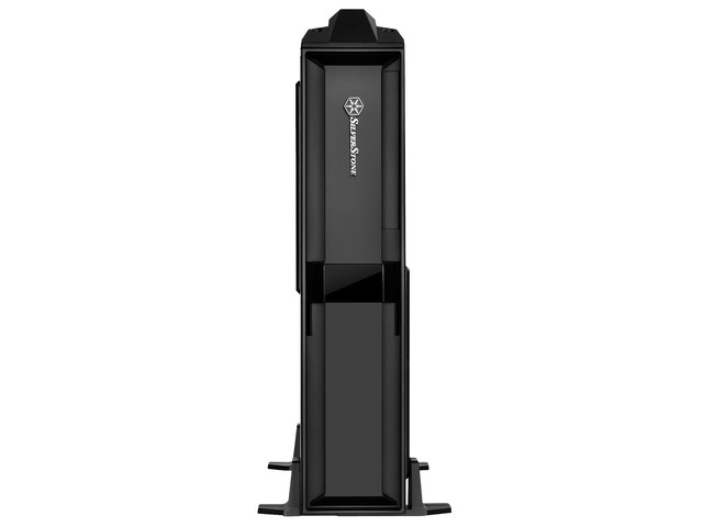 silverstone ml08b-h mini-itx slim small form factor computer case with handle ml08b-h-x