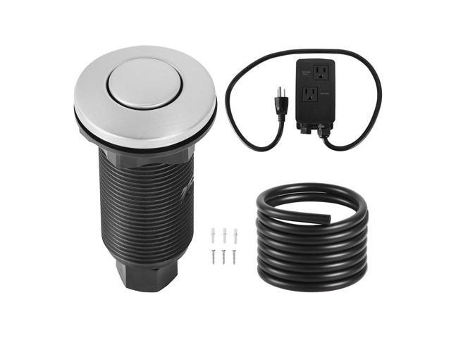 VEVOR Garbage Disposal Air Switch Kit Dual Outlet Sink Top Air Switch 3.5-inch