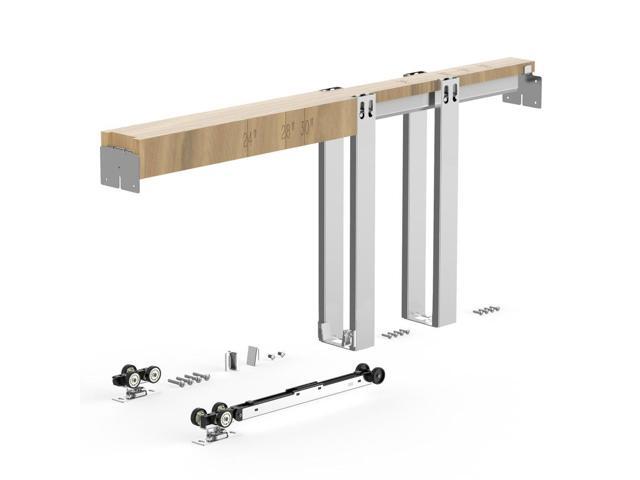VEVOR Pocket Door Frame Kit Pocket Door Kit for 24-30 in Wide 80 in High Door Steel